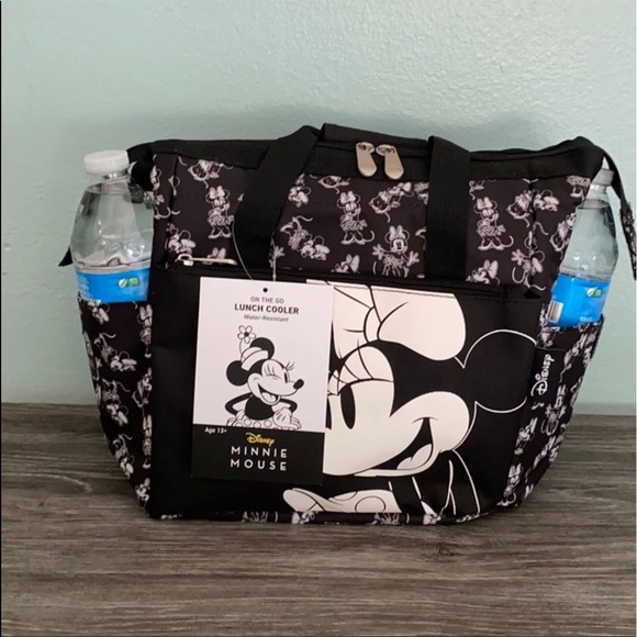 DISNEY Bag Insulated Expandable Picnic Cooler Minnie Mouse New - Picture 3 of 15